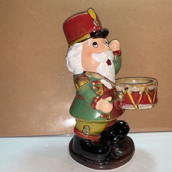 Yankee Candle Christmas Nutcracker Drummer Ceramic Tealight Holder - Picture 5 of 7